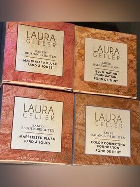 Laura Geller Marbleized Blush & Foundations